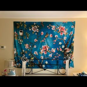 Bohemian Tapestry w/ birds & flowers